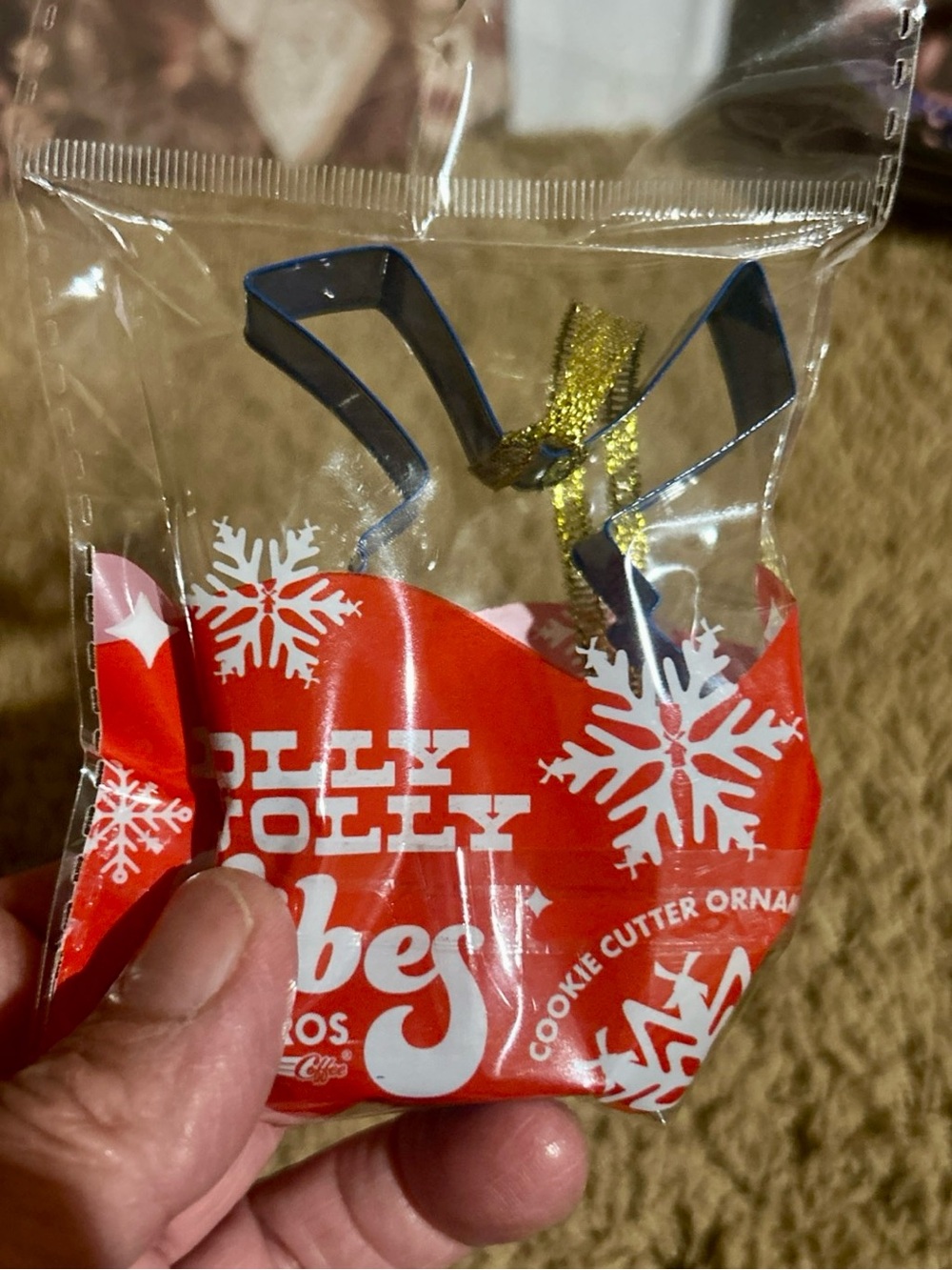 Dutch Bros Blue Christmas Ornament Cookie Cutter Windmill 2024 Holly Jolly Vibes